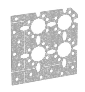 FIXTURPLÅT 2X2 60 CC GUSTAVSBERG