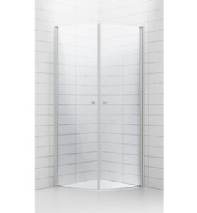 DUSCHVÄGG SOLO 80X80 SVÄNGD KOMPLETT