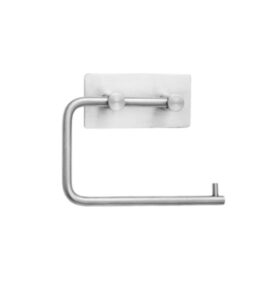 TOALETTPAPPERSHÅLLARE PICTO I BORSTAT ROSTFRITT STÅL MED SJÄLVHÄFTANDE 3M TAPE ALTERNA