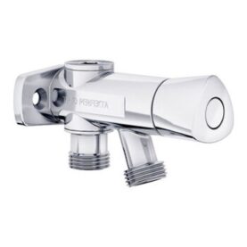 TAPPVENTIL G15 MED VÄGGFÄSTE & BACKVENTIL DESIGN LINE TRIO