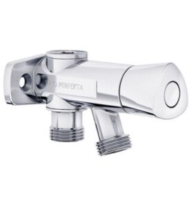 TAPPVENTIL G15 MED VÄGGFÄSTE & BACKVENTIL DESIGN LINE TRIO