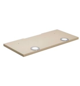 BELYSNINGSRAMP ARIELLA AQUA 60CM 2-LED LINNEBEIGE ALTERNA
