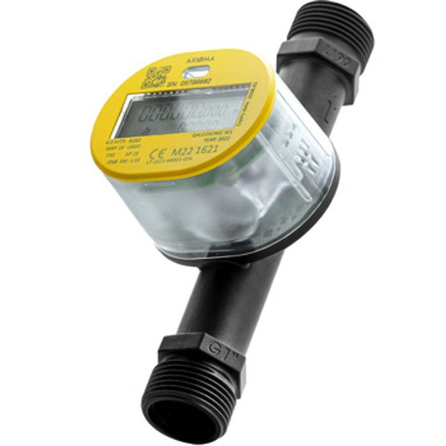 KALLVATTENMÄTARE W1 Q3 4,0 G25 T30 L= 105 MM MED BACKVENTIL LORA C AMBIDUCTOR