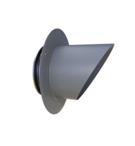 AVLUFTSDON HURS 160 MM ZINKGRÅ