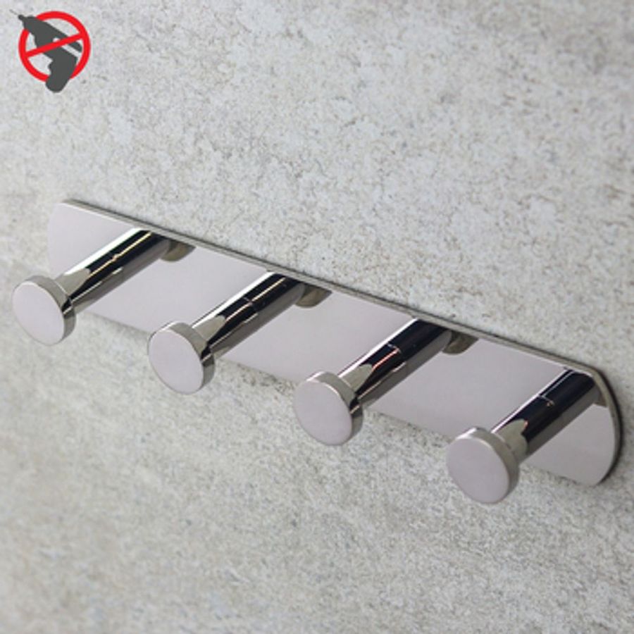 HANDDUKSHÄNGARE PROFILE LINE, 4-KROK, KROM, RFR, FÖR LIMMONTAGE