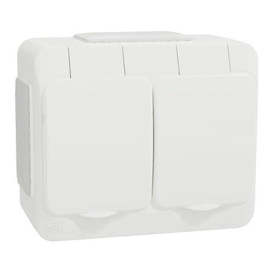 AQUA-STARK VÄGGUTTAG 16A 2-V SCHNEIDER