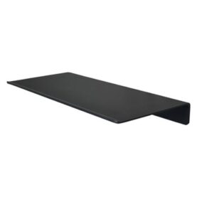 RAK HYLLA  MATTSVART, LIMMAS, INKL. LIM OCH RENGÖRINGSSATS. 300X125X32MM