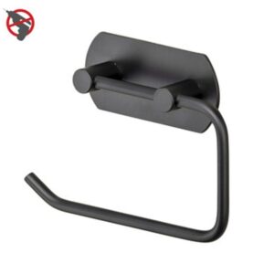 WC-RULLHÅLLARE UTAN LOCK, SVART, RFR, FÖR LIMMONTAGE