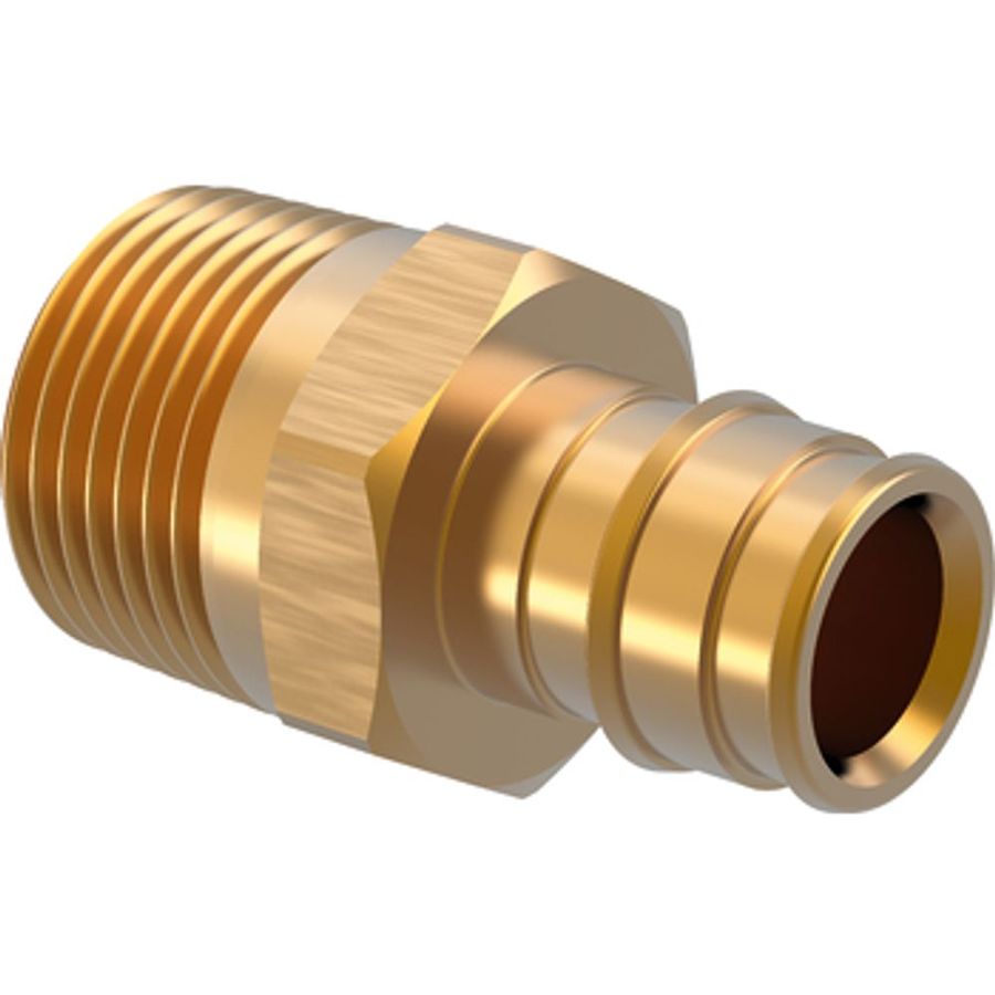 RAK KOPPLING UTVÄNDIG GÄNGA Q&E DR 16-R1/2"MT UPONOR