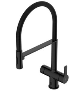 KÖKSBLANDARE ESTETIC PULLOFF BLYFRI SENSOR SVART