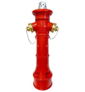 RÖD BRANDPOST DN80 PN16 KOMPLETT