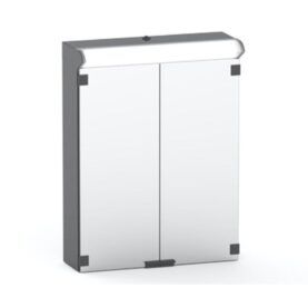 SPEGELSKÅP LUMENA 500 HÖGER GRÅ POLARIA