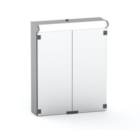 SPEGELSKÅP LUMENA 600 VÄNSTER GRÅ POLARIA