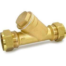 SMUTSFILTER I MÄSSING MED KLÄMRINGSKOPPLING 15 MM ALTECH