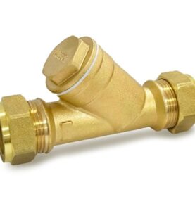 SMUTSFILTER I MÄSSING MED KLÄMRINGSKOPPLING 15 MM ALTECH