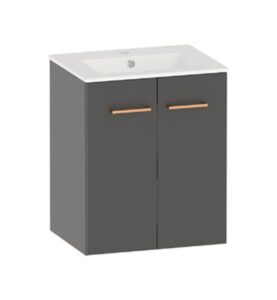 TVÄTTSTÄLLSSKÅP STILA SOFT CLOSE 500 GRÅ POLARIA