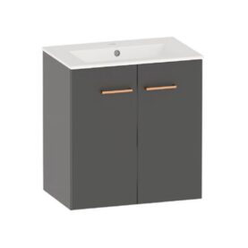 TVÄTTSTÄLLSSKÅP STILA SOFT CLOSE 550 GRÅ POLARIA