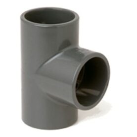 PVC T-RÖR 125 90GR OFÖRM. TIV