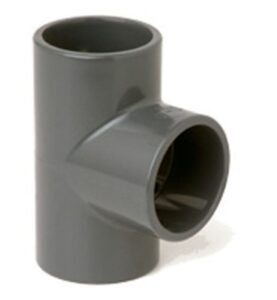 PVC T-RÖR 200 90GR OFÖRM. TIV