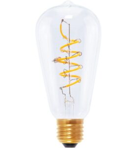 LED EDISON SPIRAL 4W 270LM E27 2200K DIMBAR
