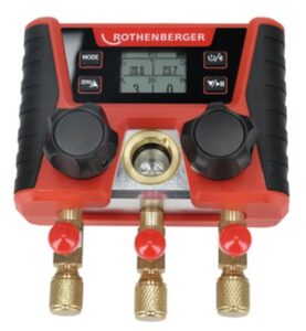 DIGITAL MANOMETERSTÄLL ROCOOL MINI A1,A2L,A3 ROTHENBERGER