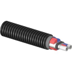 VÄRMERÖRSKULVERT ECOFLEX VIP THERMO TWIN 2 X 40X3,7MM/140MM L=200M RING UPONOR