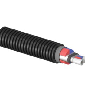 VÄRMERÖRSKULVERT ECOFLEX VIP THERMO TWIN 2 X 40X3,7MM/140MM L=200M RING UPONOR