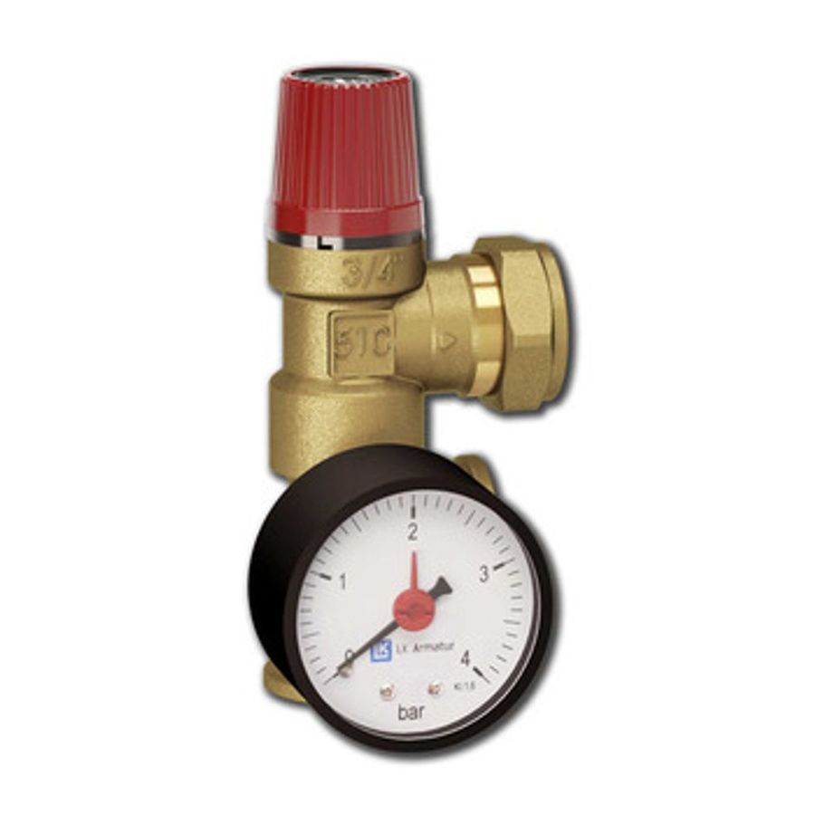 SÄKERHETSPAKET VM DN20/1,5BAR MANUELL AVLUFTARE LK SYSTEMS