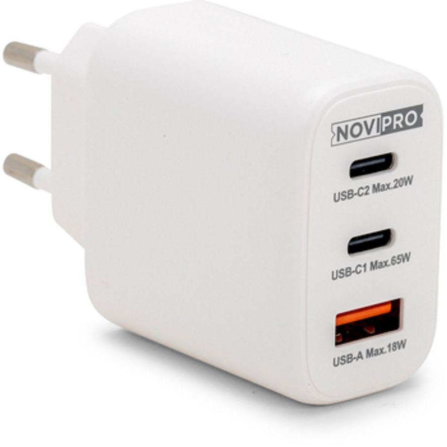 LADDARE 65W USB A+C+C NOVIPRO