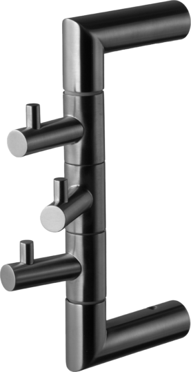 Tapwell TA253 Brushed Black Chrome