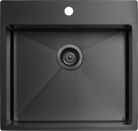 Tapwell Diskho 5540 PVD Mattsvart 3mm