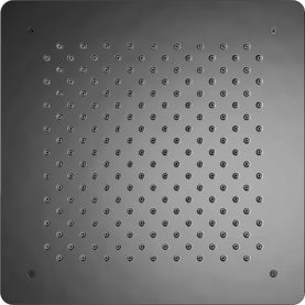 Tapwell ZSOF097 Black Chrome, 400x400 mm