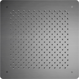 Tapwell ZSOF098 Brushed Black Chrome, 500x500 mm